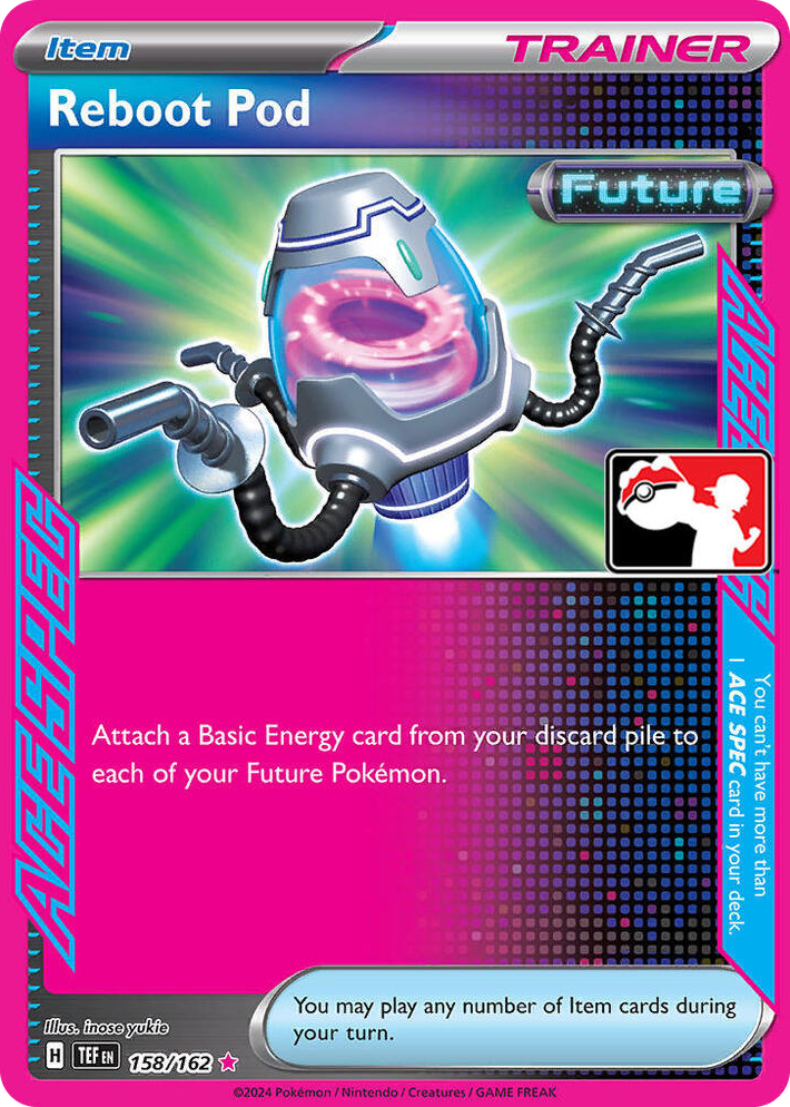0158 Reboot Pod ACE SPEC Rare Prize Pack Series Cards
