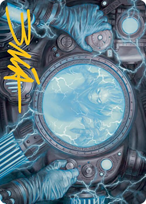 0017 Recalibrate Art Card (Gold-Stamped Signature) S Art Series: Modern Horizons 2