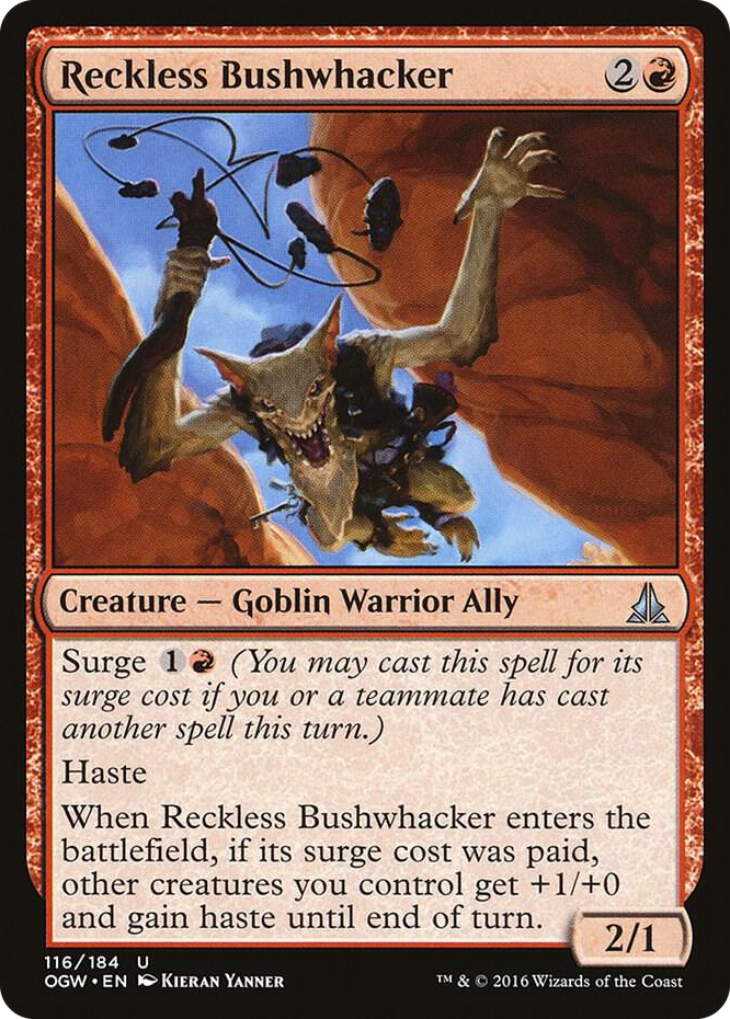 Reckless Bushwhacker #116 U - Oath of the Gatewatch Pokemon card