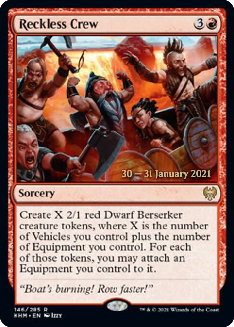 0146 Reckless Crew R Prerelease Cards