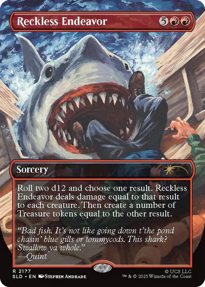 Reckless Endeavor #2177 R - Secret Lair Drop Series Pokemon card