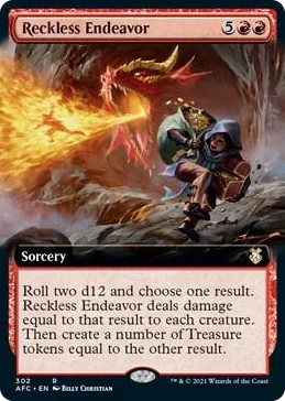 0302 Reckless Endeavor (Extended Art) R Commander: Adventures in the Forgotten Realms