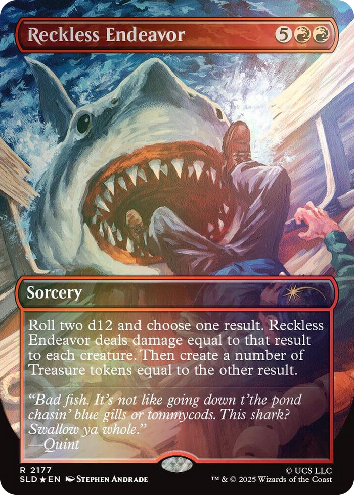 Reckless Endeavor (Rainbow Foil) #2177 R - Secret Lair Drop Series Pokemon card