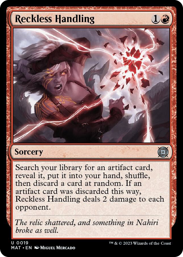 Reckless Handling #19 U - March of the Machine: The Aftermath Pokemon card