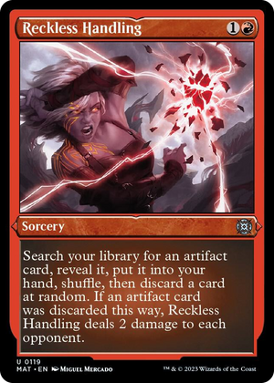 0119 Reckless Handling (Foil Etched) U March of the Machine: The Aftermath