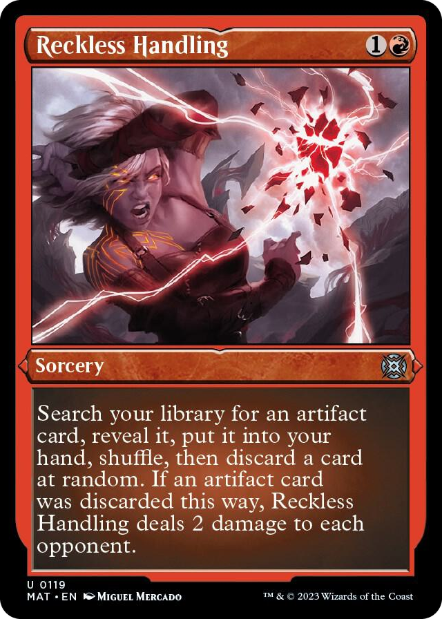 0119 Reckless Handling (Foil Etched) U March of the Machine: The Aftermath