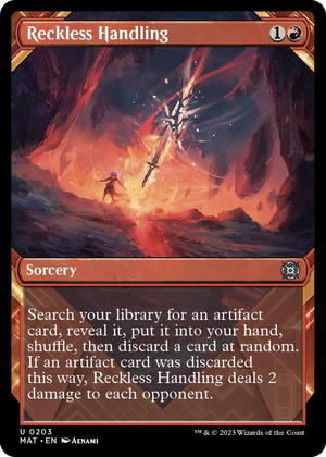 0203 Reckless Handling (Halo Foil) U March of the Machine: The Aftermath
