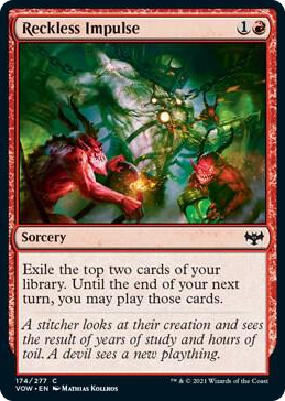 0174 Reckless Impulse C Innistrad: Crimson Vow