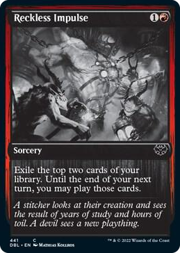 0441 Reckless Impulse C Innistrad: Double Feature