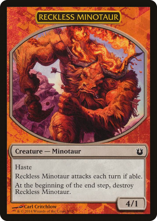0005 Reckless Minotaur S Hero's Path Promos