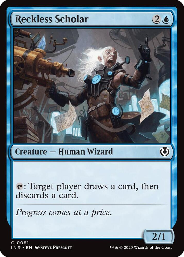 0081 Reckless Scholar C Innistrad Remastered