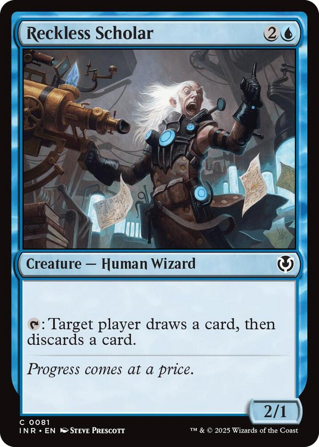 0081 Reckless Scholar C Innistrad Remastered
