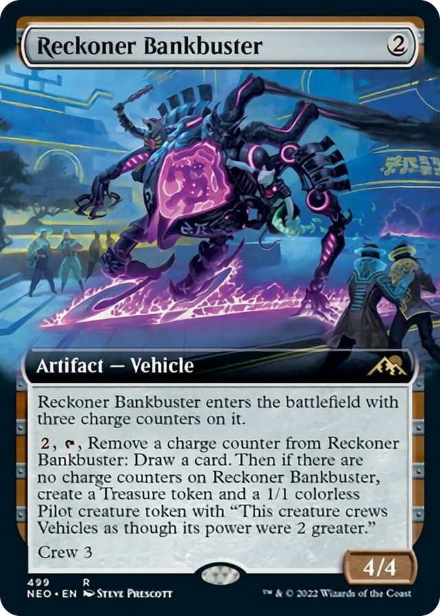 0499 Reckoner Bankbuster (Extended Art) R Kamigawa: Neon Dynasty