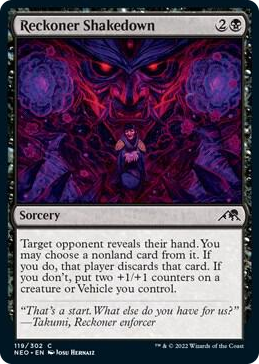 0119 Reckoner Shakedown C Kamigawa: Neon Dynasty