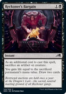 0120 Reckoner's Bargain C Kamigawa: Neon Dynasty