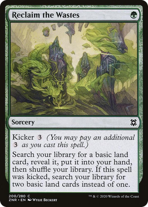 0200 Reclaim the Wastes C Zendikar Rising