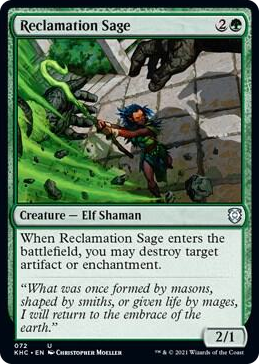0072 Reclamation Sage U Commander: Kaldheim