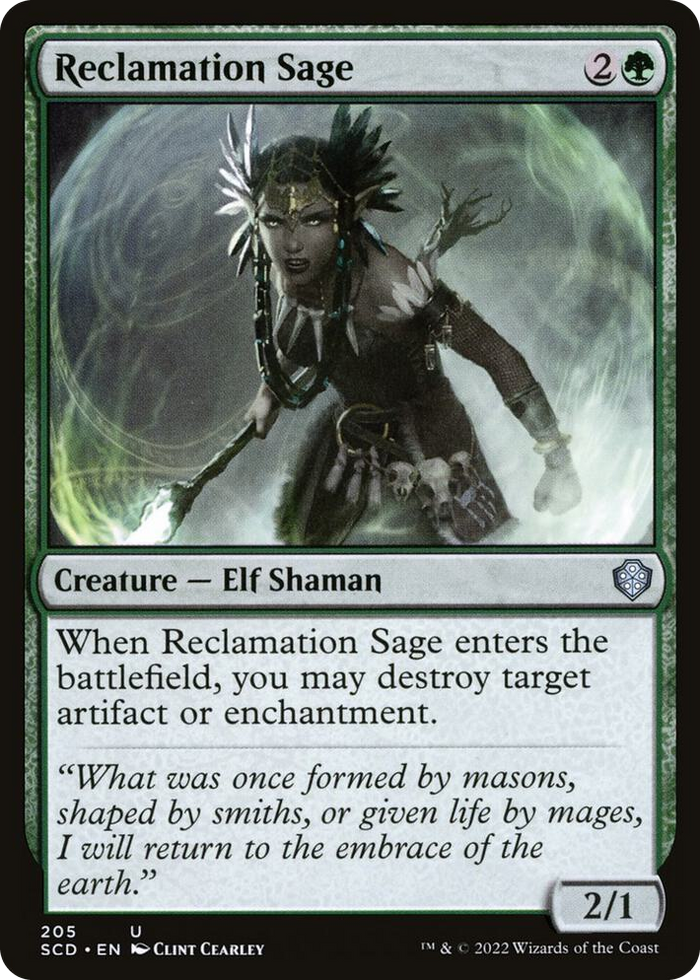 Reclamation Sage #205 U - Starter Commander Decks Pokemon card