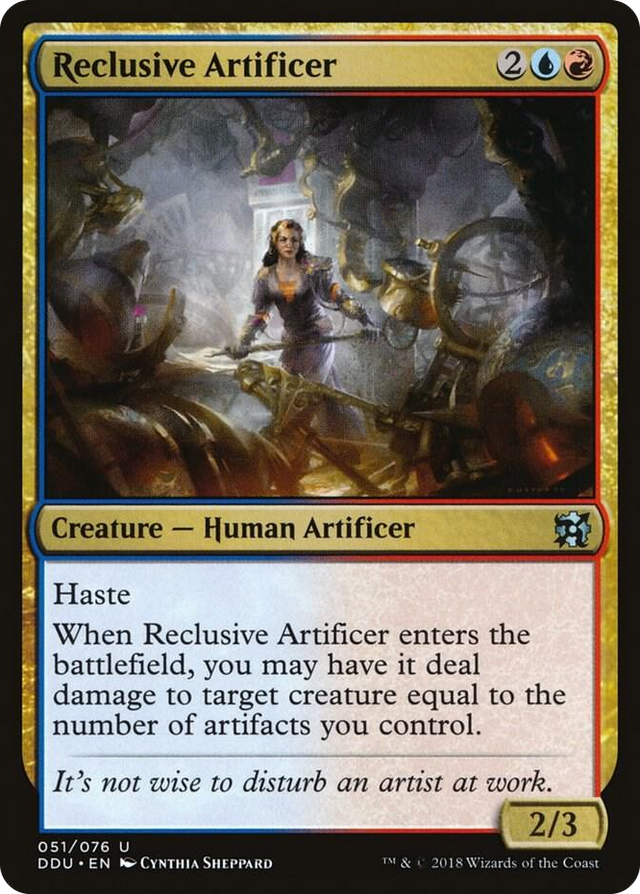 0051 Reclusive Artificer U Duel Decks: Elves vs. Inventors