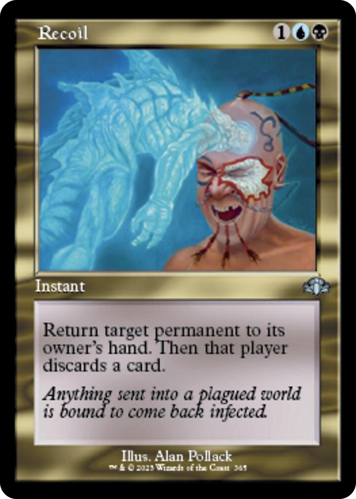 Recoil (Retro Frame) #365 U - Dominaria Remastered Pokemon card
