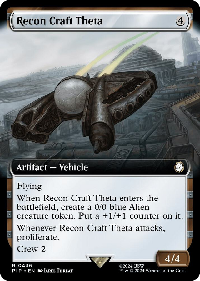 0436 Recon Craft Theta (Extended Art) R Universes Beyond: Fallout