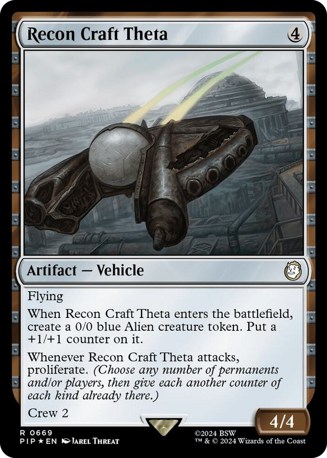 0669 Recon Craft Theta (Surge Foil) R Universes Beyond: Fallout