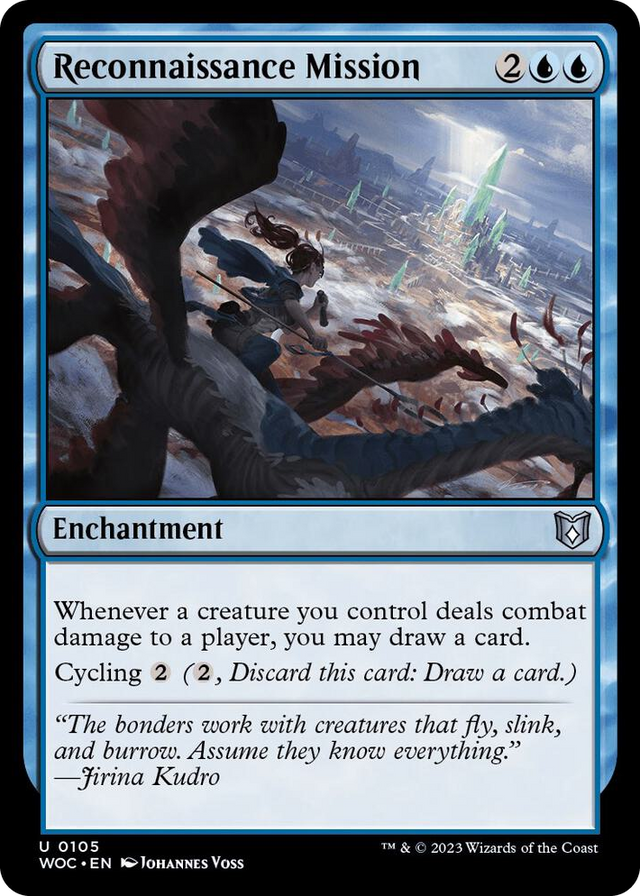 0105 Reconnaissance Mission U Commander: Wilds of Eldraine