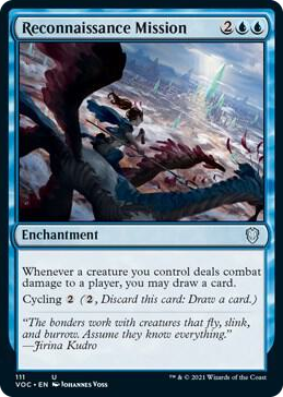 0111 Reconnaissance Mission U Commander: Innistrad: Crimson Vow
