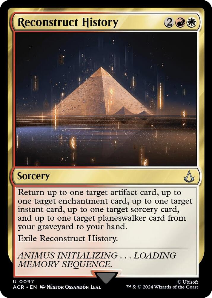 0097 Reconstruct History U Universes Beyond: Assassin's Creed