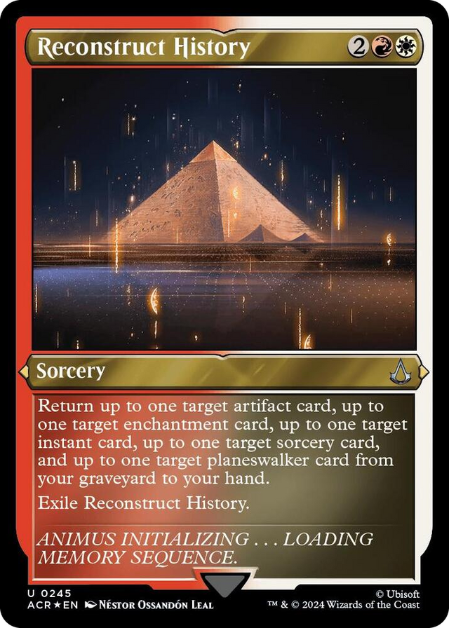 0245 Reconstruct History (Foil Etched) U Universes Beyond: Assassin's Creed