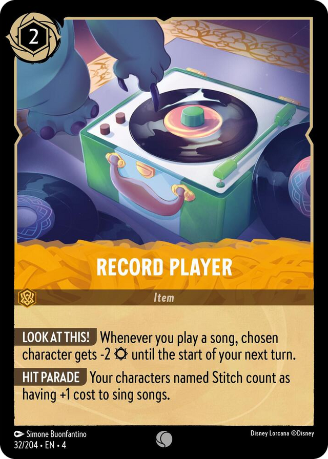 0032 Record Player Common Ursula's Return