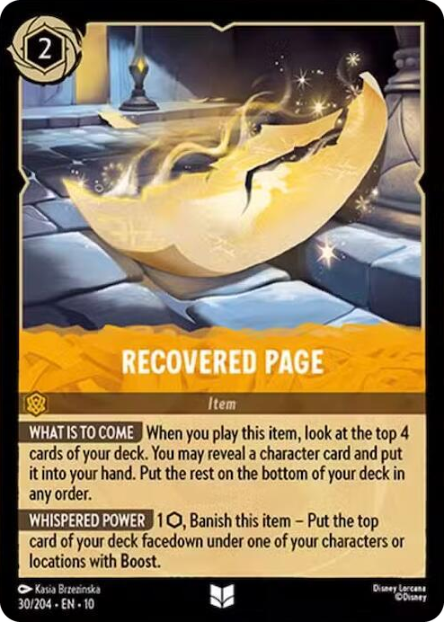 0030 Recovered Page Uncommon Whispers in the Well