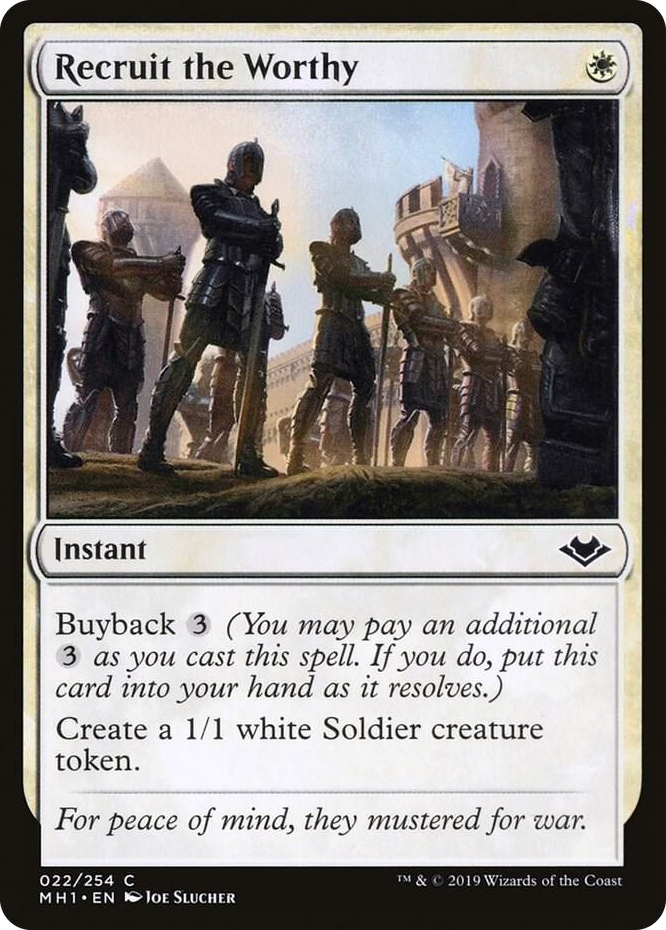 0022 Recruit the Worthy C Modern Horizons