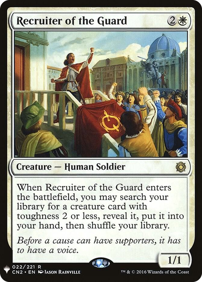 Recruiter of the Guard #22 R - The List Reprints Pokemon card