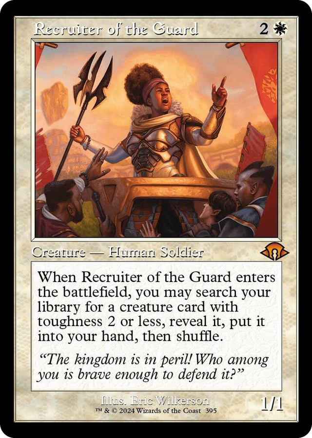 0395 Recruiter of the Guard (Retro Frame) M Modern Horizons 3