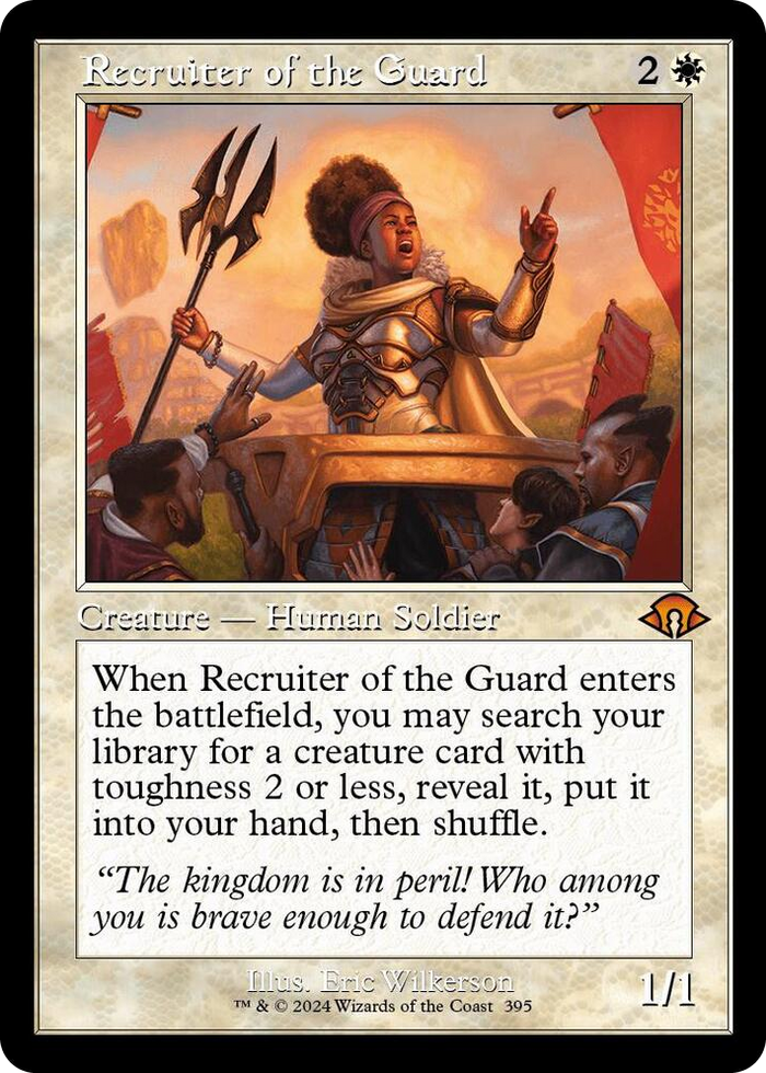 Recruiter of the Guard (Retro Frame) #395 M - Modern Horizons 3 Pokemon card