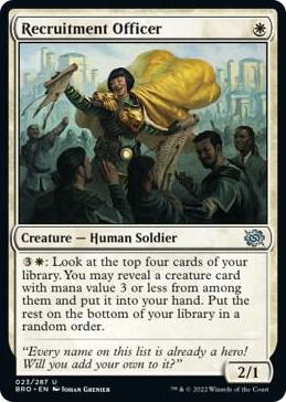 0023 Recruitment Officer U The Brothers' War