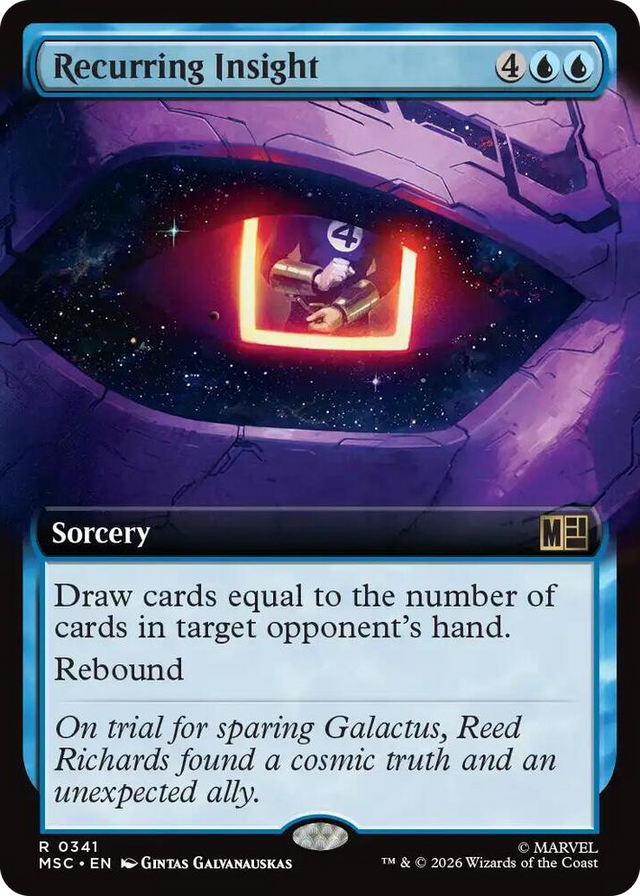 0341 Recurring Insight (Extended Art) R Commander: Marvel Super Heroes