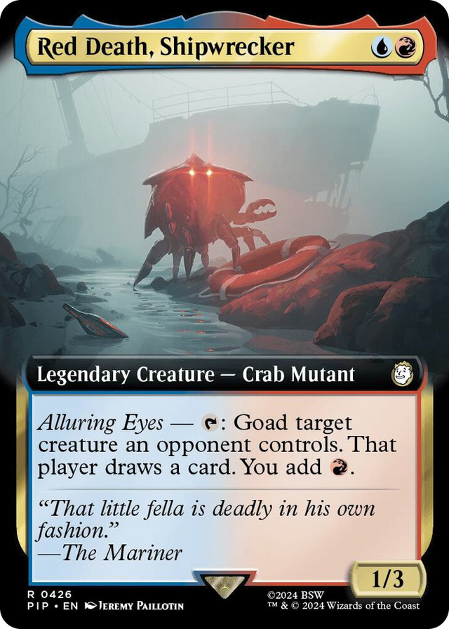 0426 Red Death, Shipwrecker (Extended Art) R Universes Beyond: Fallout