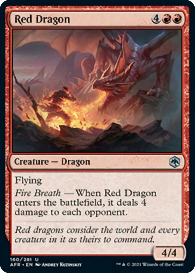 0160 Red Dragon U Adventures in the Forgotten Realms