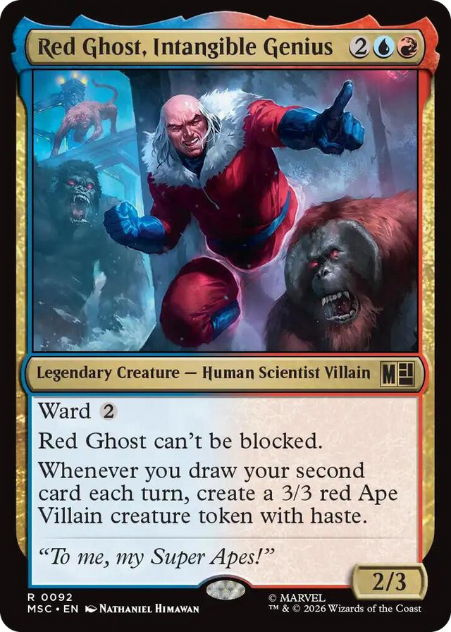 0092 Red Ghost, Intangible Genius R Commander: Marvel Super Heroes