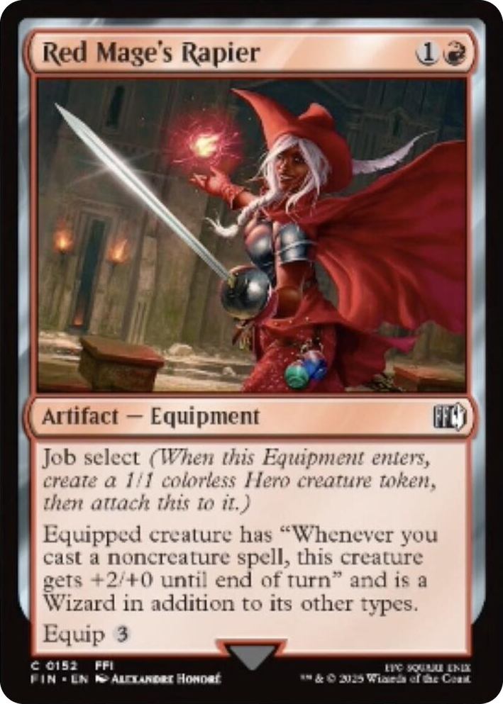 0152 Red Mage's Rapier C FINAL FANTASY