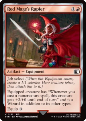 0152 Red Mage's Rapier C FINAL FANTASY