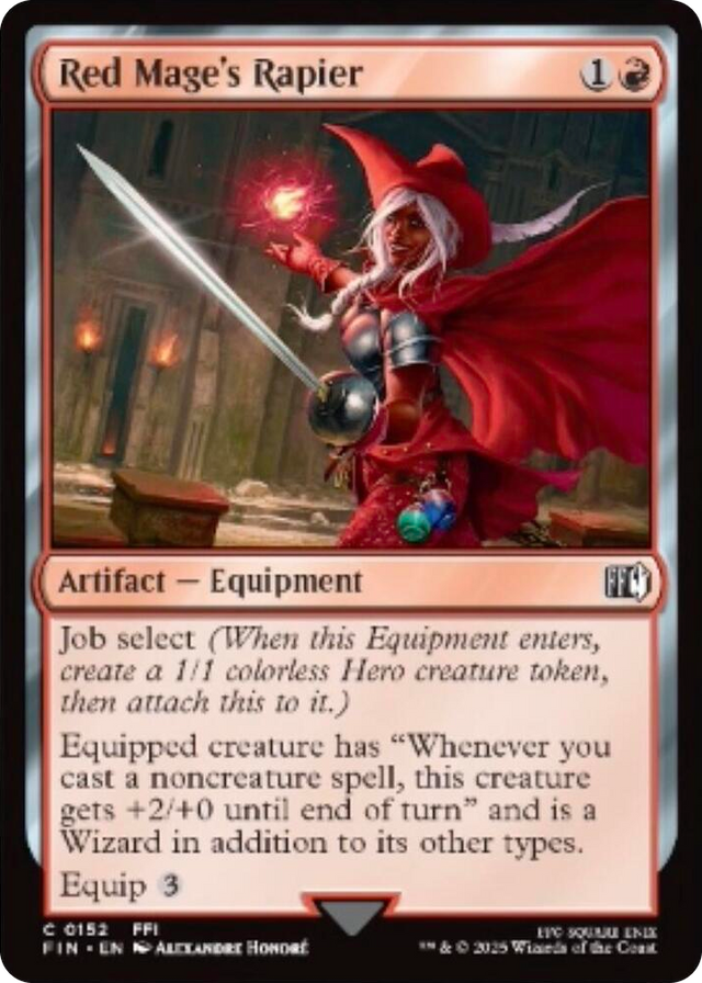 0152 Red Mage's Rapier C FINAL FANTASY