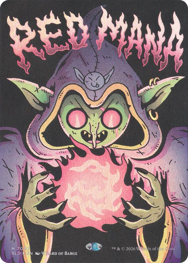 7082 Red Mana T Secret Lair Drop Series