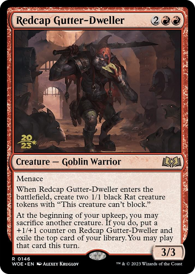 0146 Redcap Gutter-Dweller R Prerelease Cards