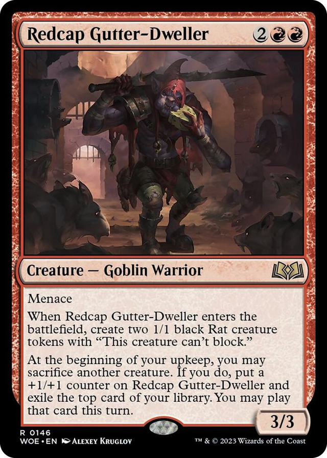 0146 Redcap Gutter-Dweller R Wilds of Eldraine