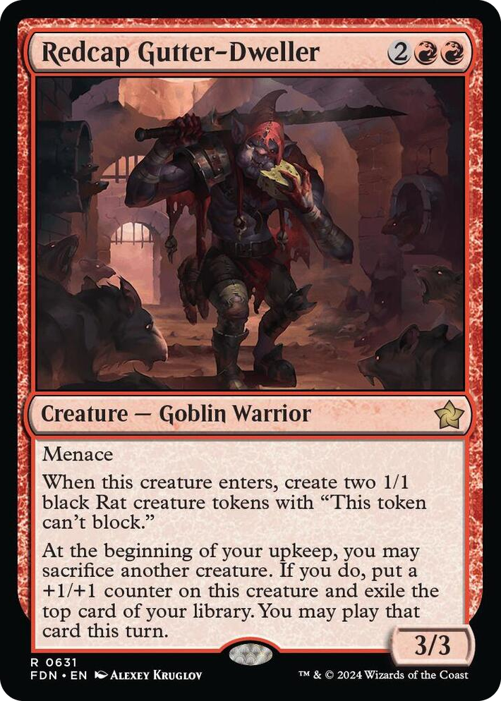0631 Redcap Gutter-Dweller R Foundations