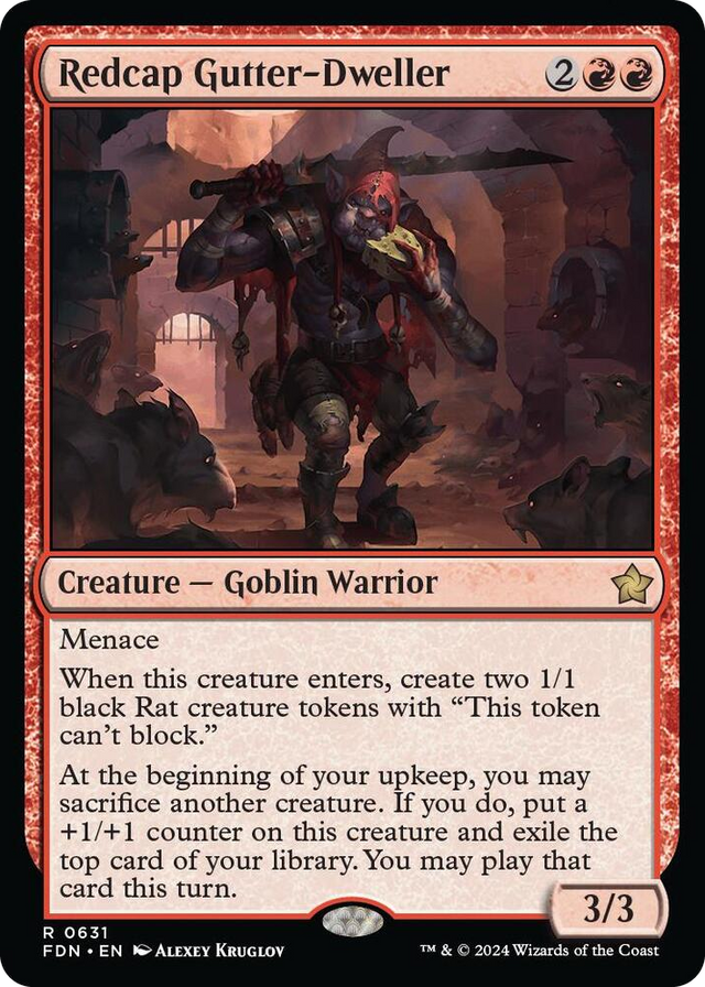 0631 Redcap Gutter-Dweller R Foundations