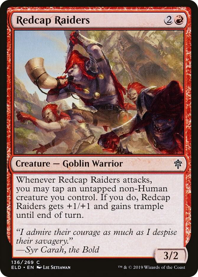 0136 Redcap Raiders C Throne of Eldraine